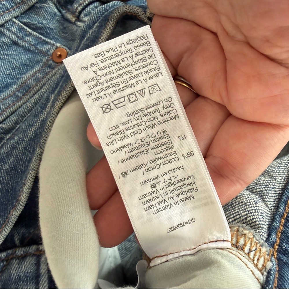 Madewell Jeans Womens 29 The Perfect Vintage High Rise - Picture 8 of 13